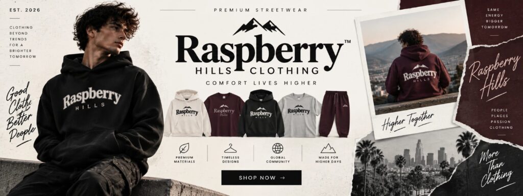 Raspberry Hills Clothing for Modern Everyday Streetwear